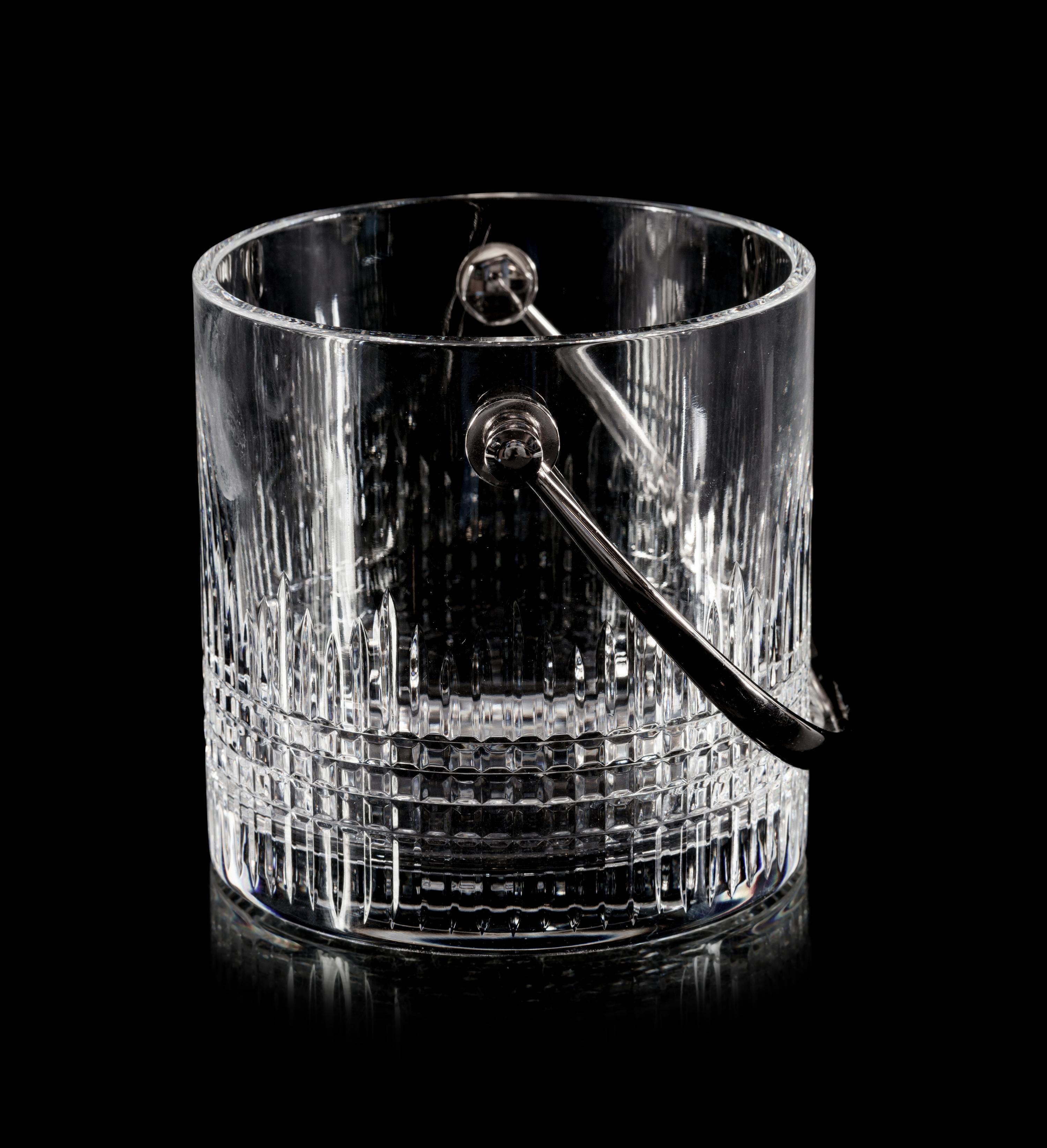 A Baccarat Glass Ice Bucket
