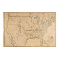 [Map]. United States of America Corrected & Improved from the best Authorities . Philadelphia: Benjamin Warner, 1820.