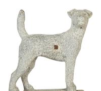 A Cast Iron Dog-Form Boot Scraper