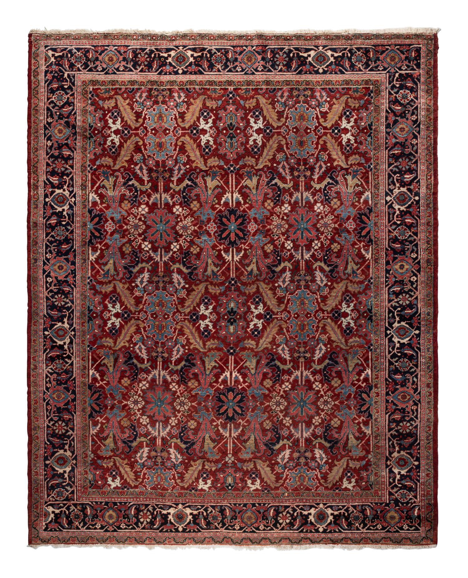 A Heriz Wool Rug