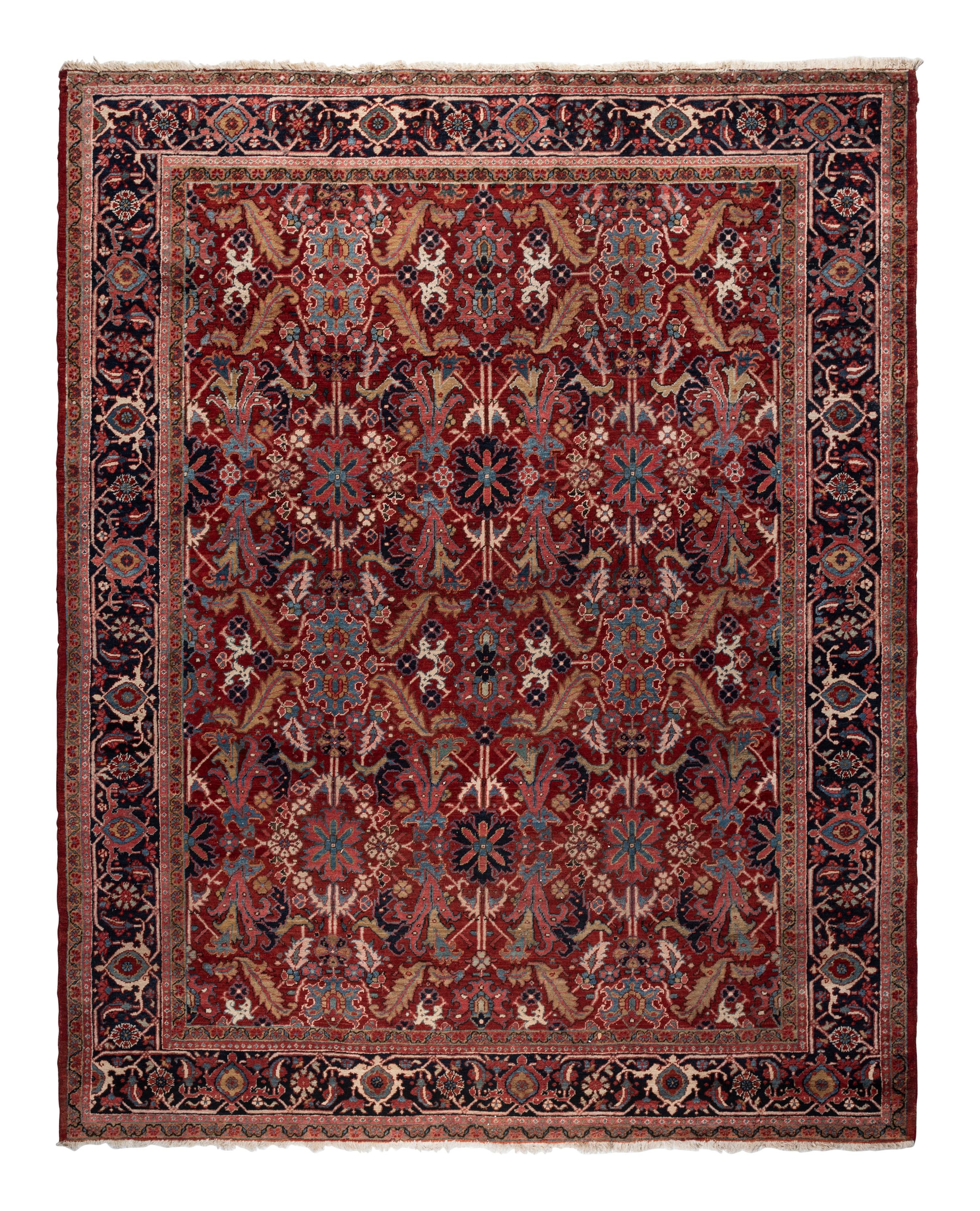 A Heriz Wool Rug