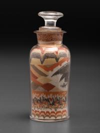 An Early Andrew Clemens (American, 1857-1894) Eagle Sand Bottle