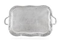 An American Silver Serving Tray