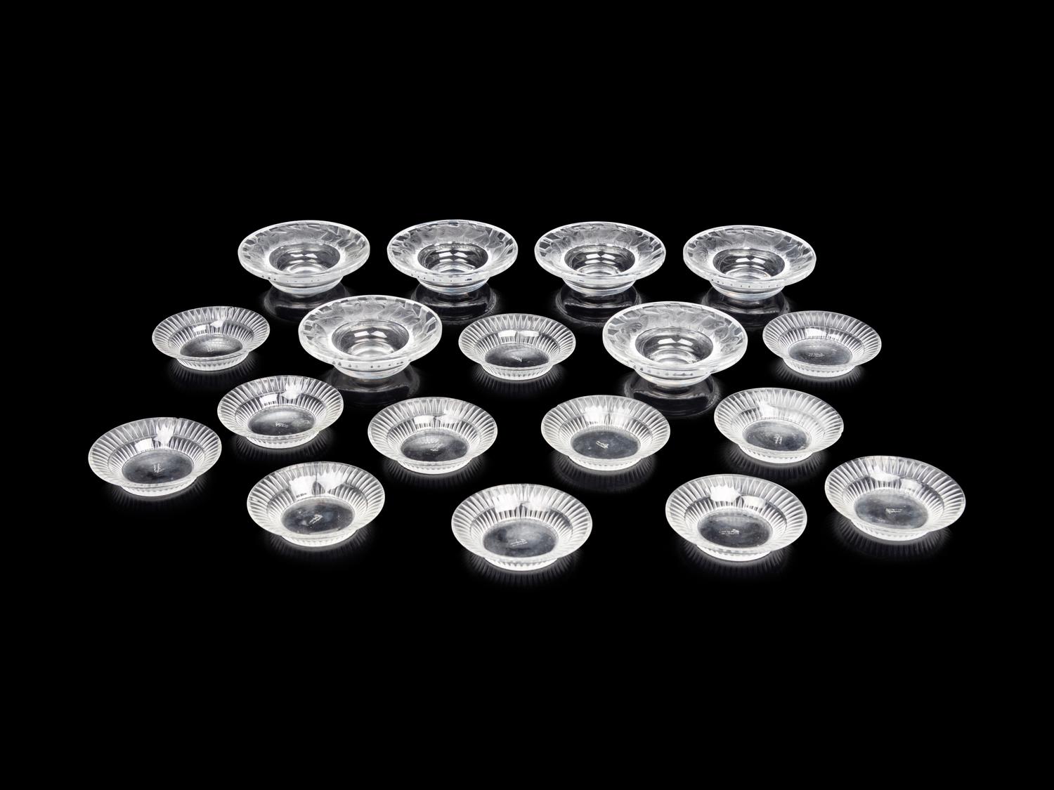 A Group of Lalique Small Coupes