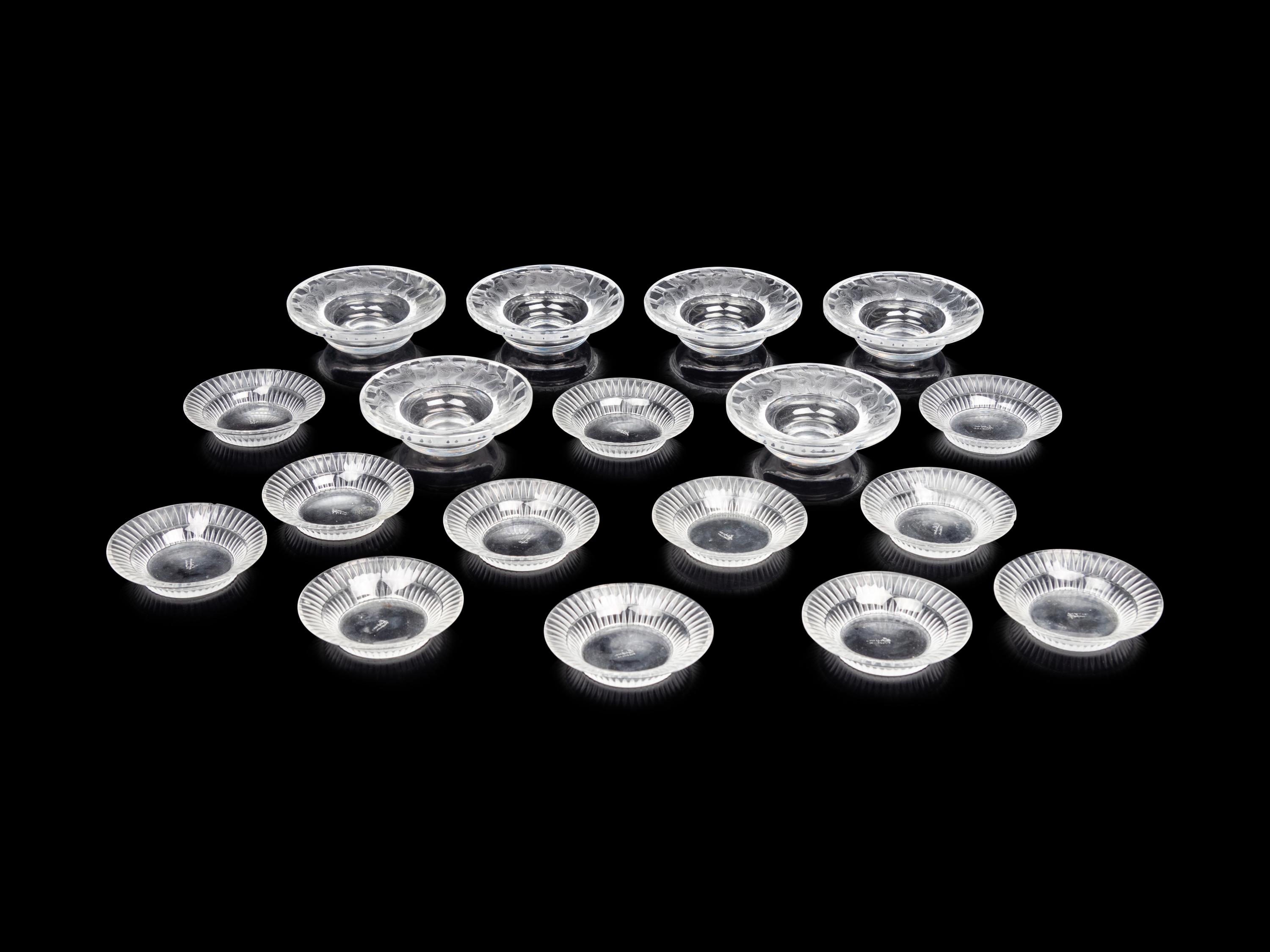 A Group of Lalique Small Coupes