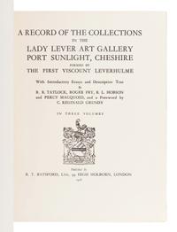 [FURNITURE & DECORATIVE ARTS]. TATLOCK, R. R. and Roger FRY, R. L. HOBSON, and Percy MACQUOID.