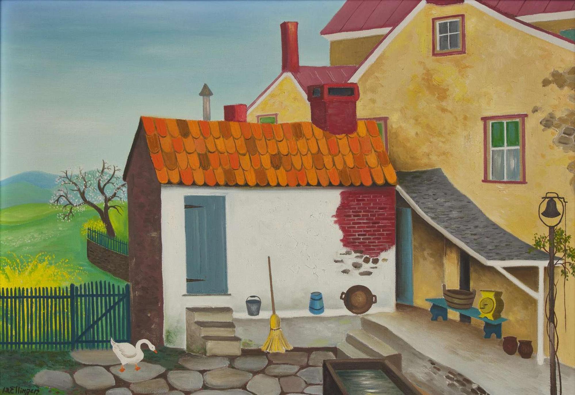 David Y. Ellinger (1913-2003), Churning Day, Oley Valley