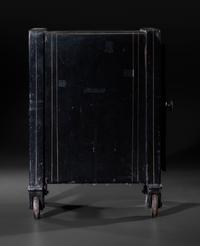A Paint Decorated Cast Iron Safe, Marked G. Steinbrenner