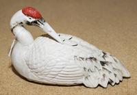 A Continental Painted Covered Ceramic Box Height 4 1/4 x width 6 1/2 inches.