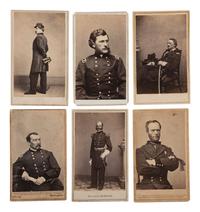 [CIVIL WAR - ARMY OF THE POTOMAC]. A group of 14 CDVs of Union generals, incl. Sheridan, McClellan, Sherman, Burnside, and Stoneman.