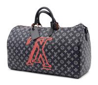 Louis Vuitton Limited Edition Keepall Bandoulière 50 in Monogram Ink Coated Canvas, Upside Down, Fall Winter Precollection 2018