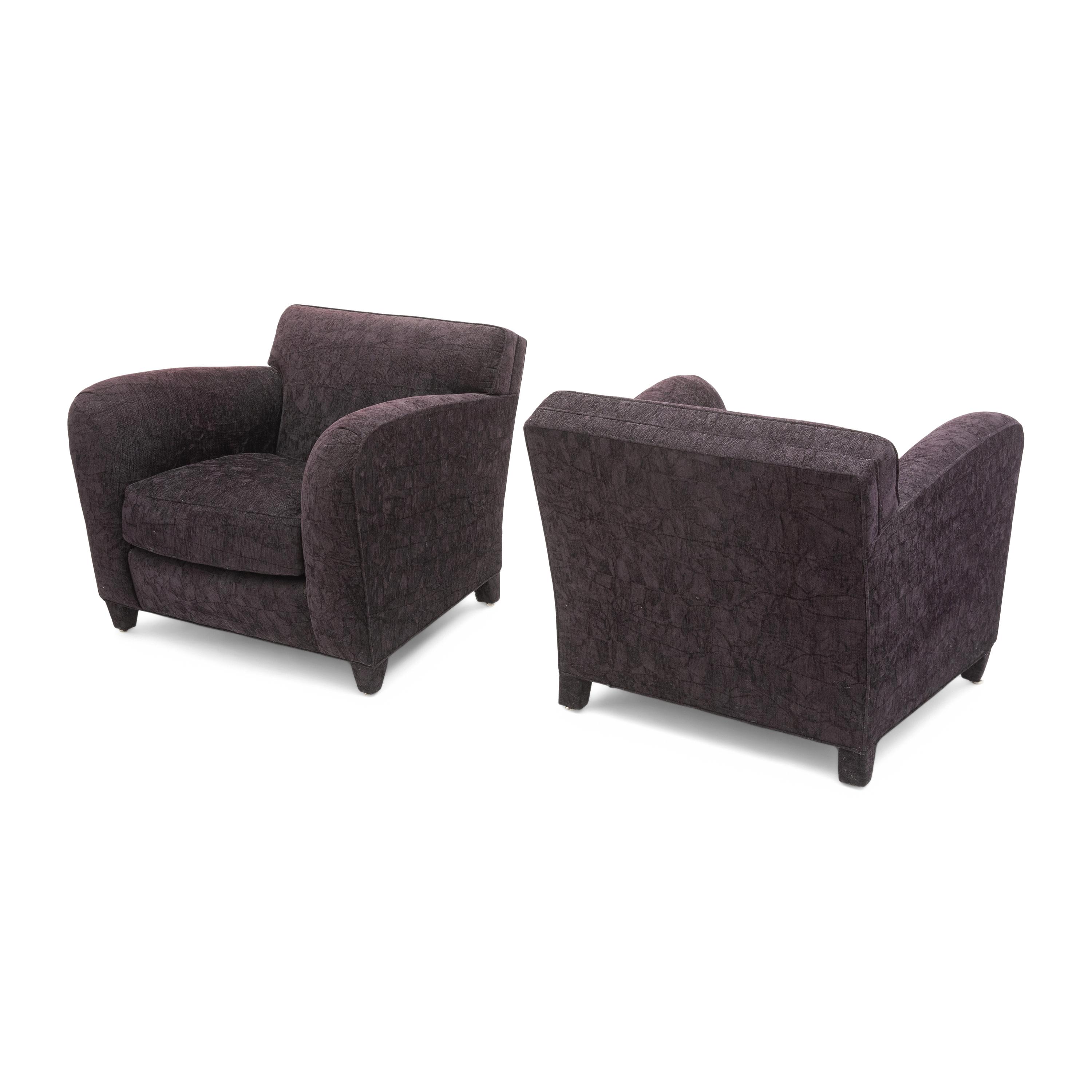 Four Donghia Main Street Club Chairs