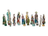 21 Chinese Porcelain Figures