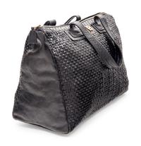 Fendi Woven Leather Bag, 1960s-1970s