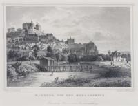 Seven Architectural Etchings Each: 5 1/2 x 7 inches.