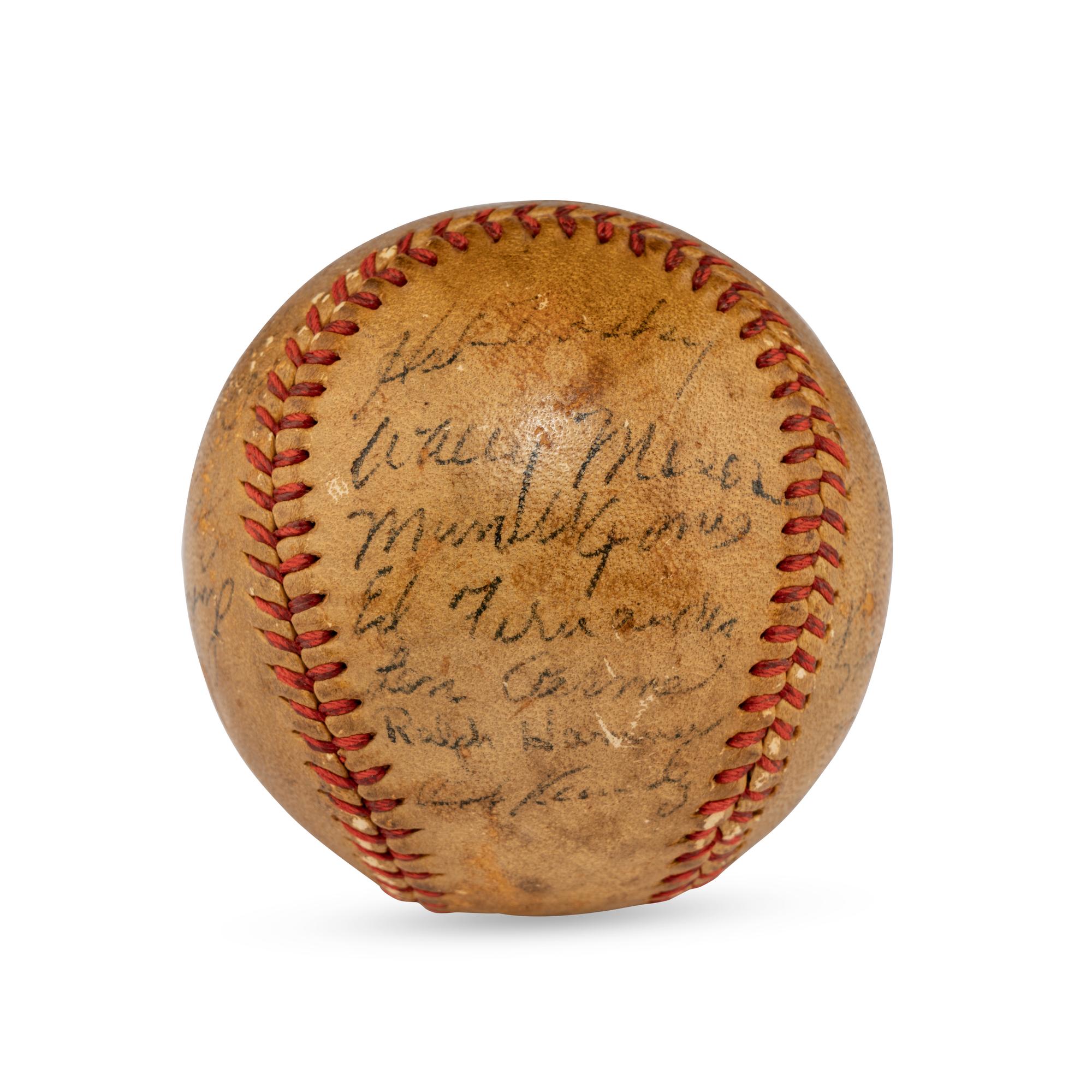 A 1946 Chicago White Sox Team Signed Autograph Baseball (JSA Letter of Authenticity)