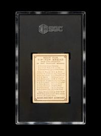 A 1910 Tip Top Bread Ham Hyatt Baseball Card (SGC 1)
