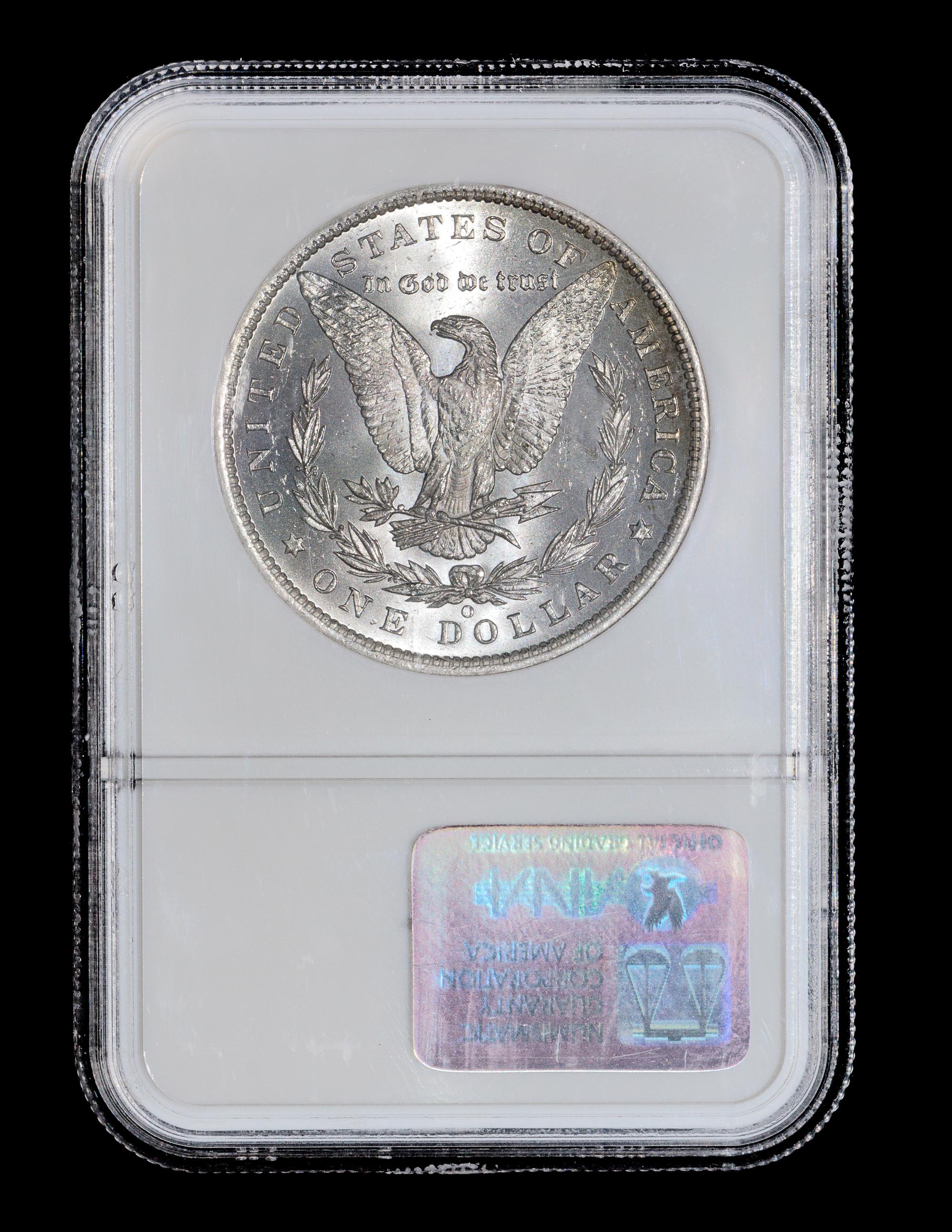 A United States 1885-O Morgan Silver $1 Coin — NGC graded MS66