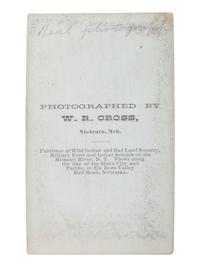 CROSS, W.R. (1839-1907), photographer. CDV of Sitting Bull. Niobrara, NE.