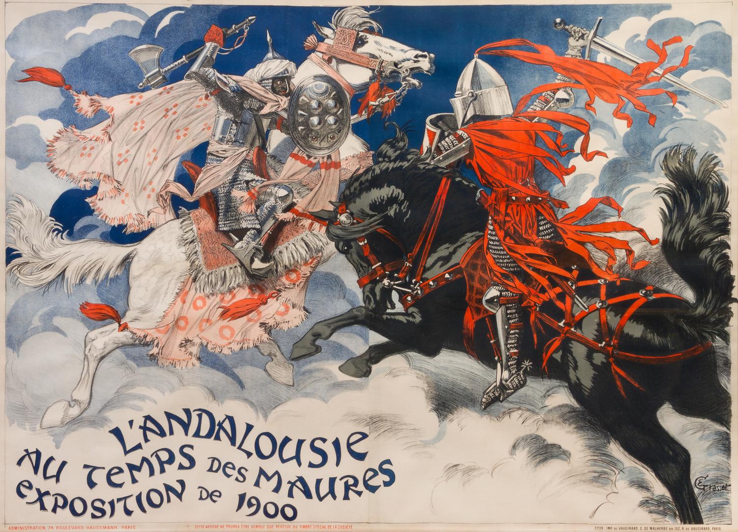 Eugene Grasset, (French, 1841-1917), L'Andalousie au temps des Maures Exposition de 1900