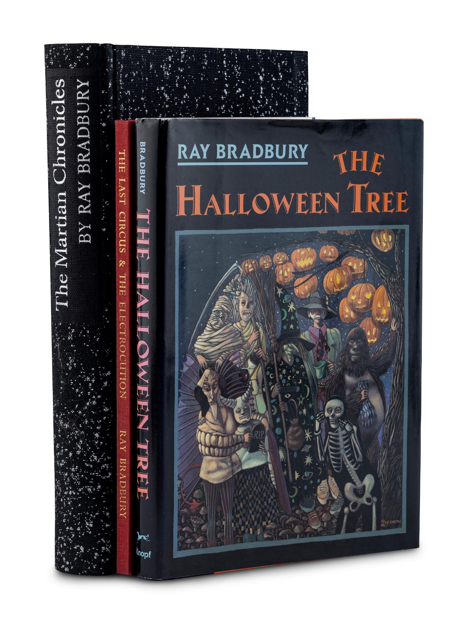 BRADBURY, Ray (1920-2012). A group of 4 LIMITED OR FIRST EDITIONS of Bradbury’s works, MOST SIGNED, comprising: