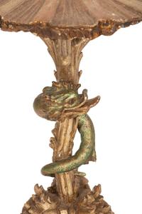 A Venetian Style Carved 'Grotto' Side Table