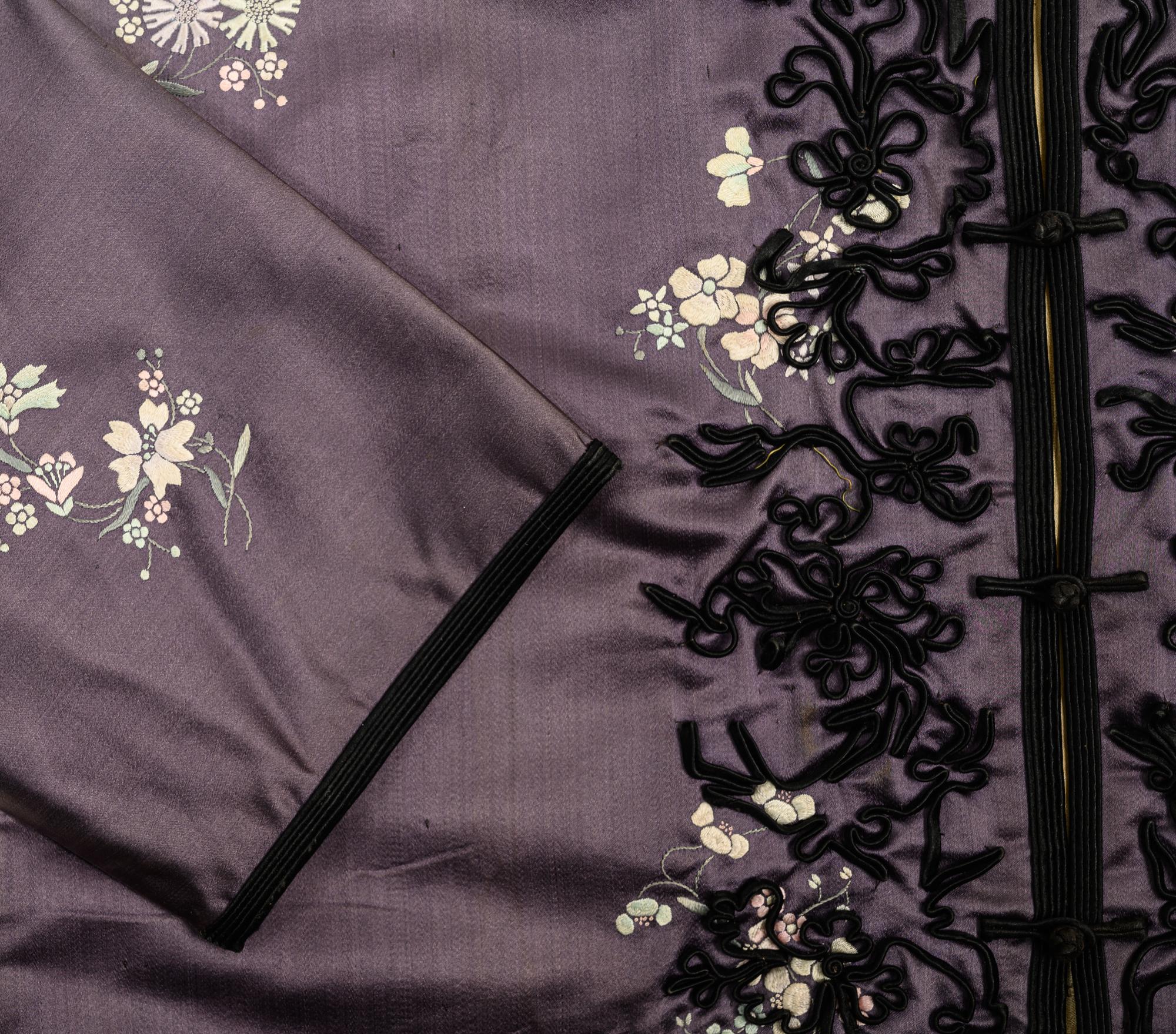 A Purple Ground Silk Lady's Jacket