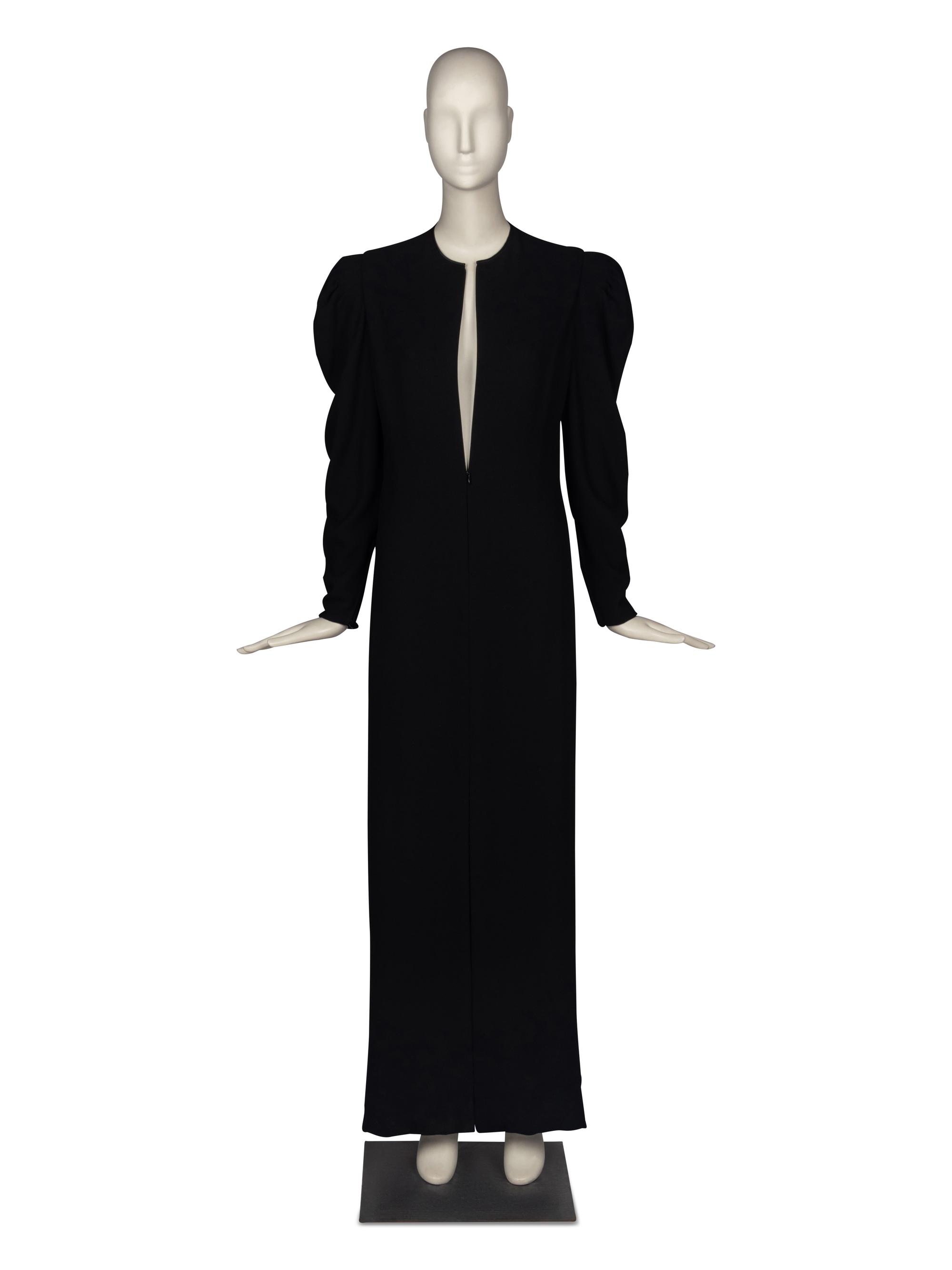 Significant Galanos Lace Back Gown, 1984