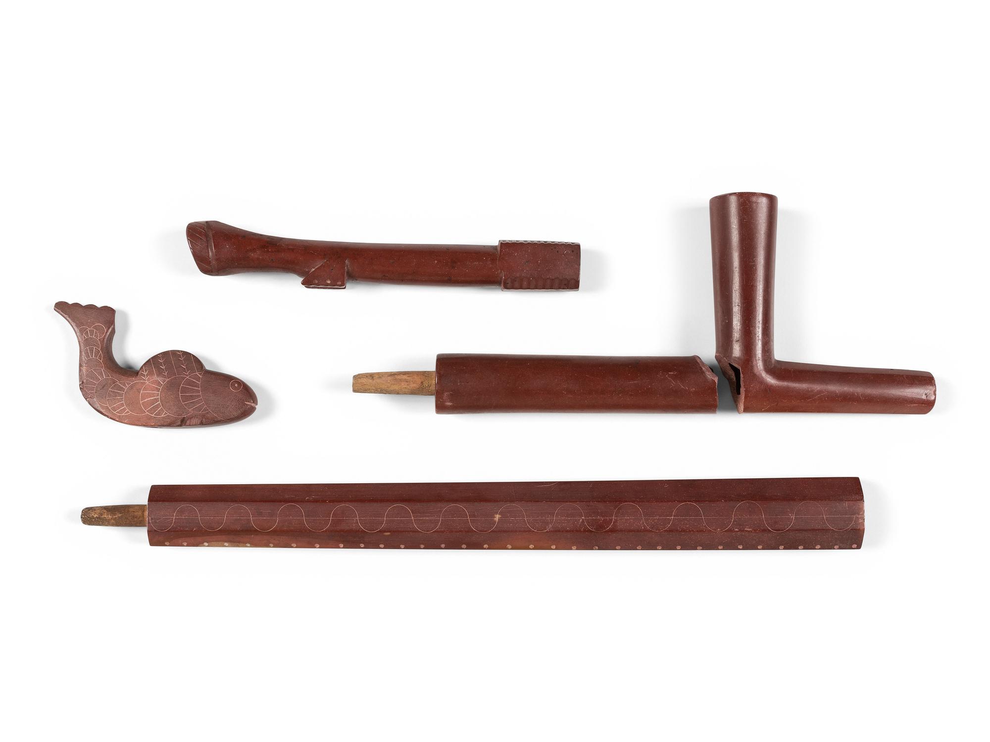 Western Great Lakes Assorted Catlinite Articles