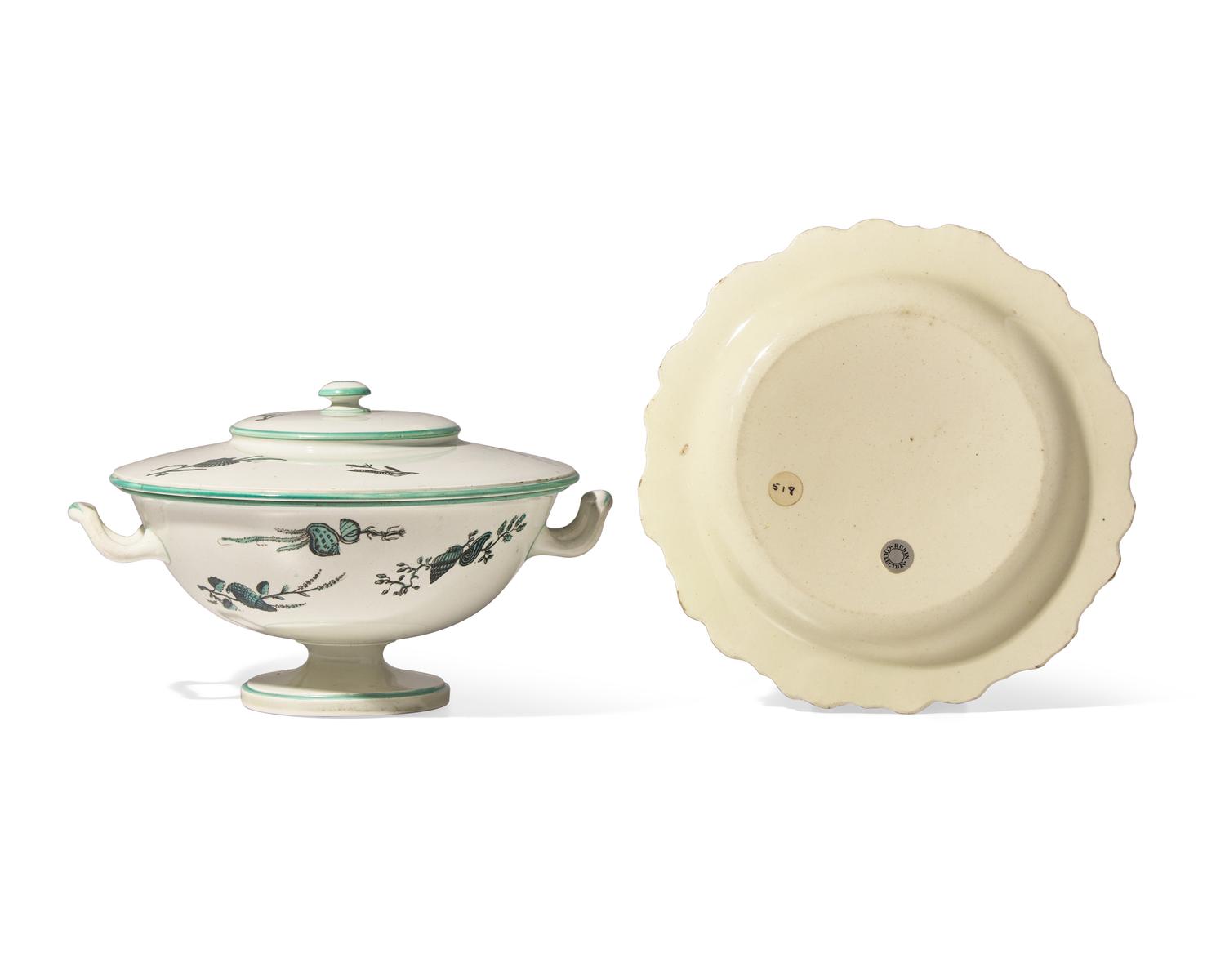 Two Wedgwood Early Transferware Table Articles