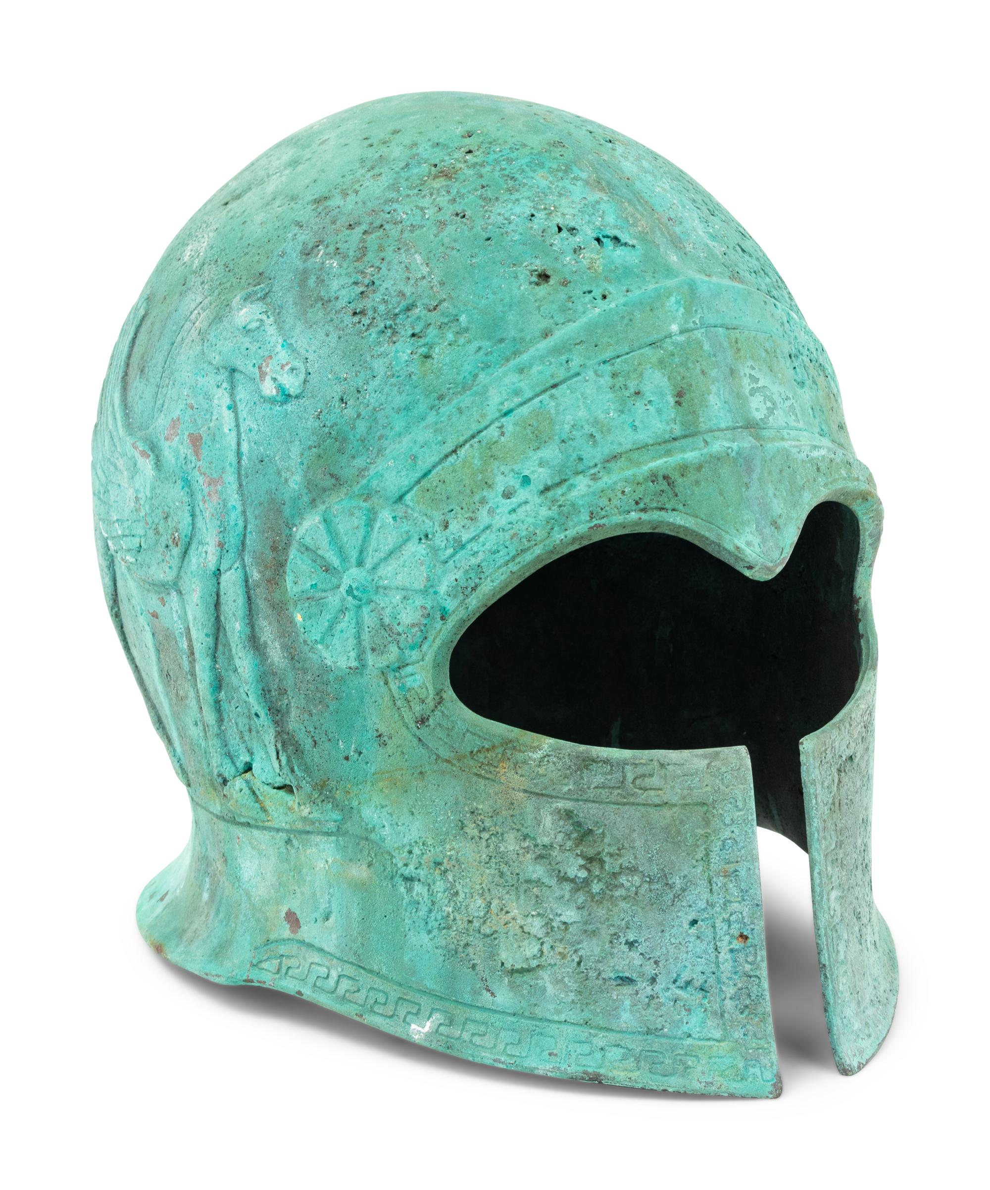 A Greek Style Bronze Helmet of Cretan Type