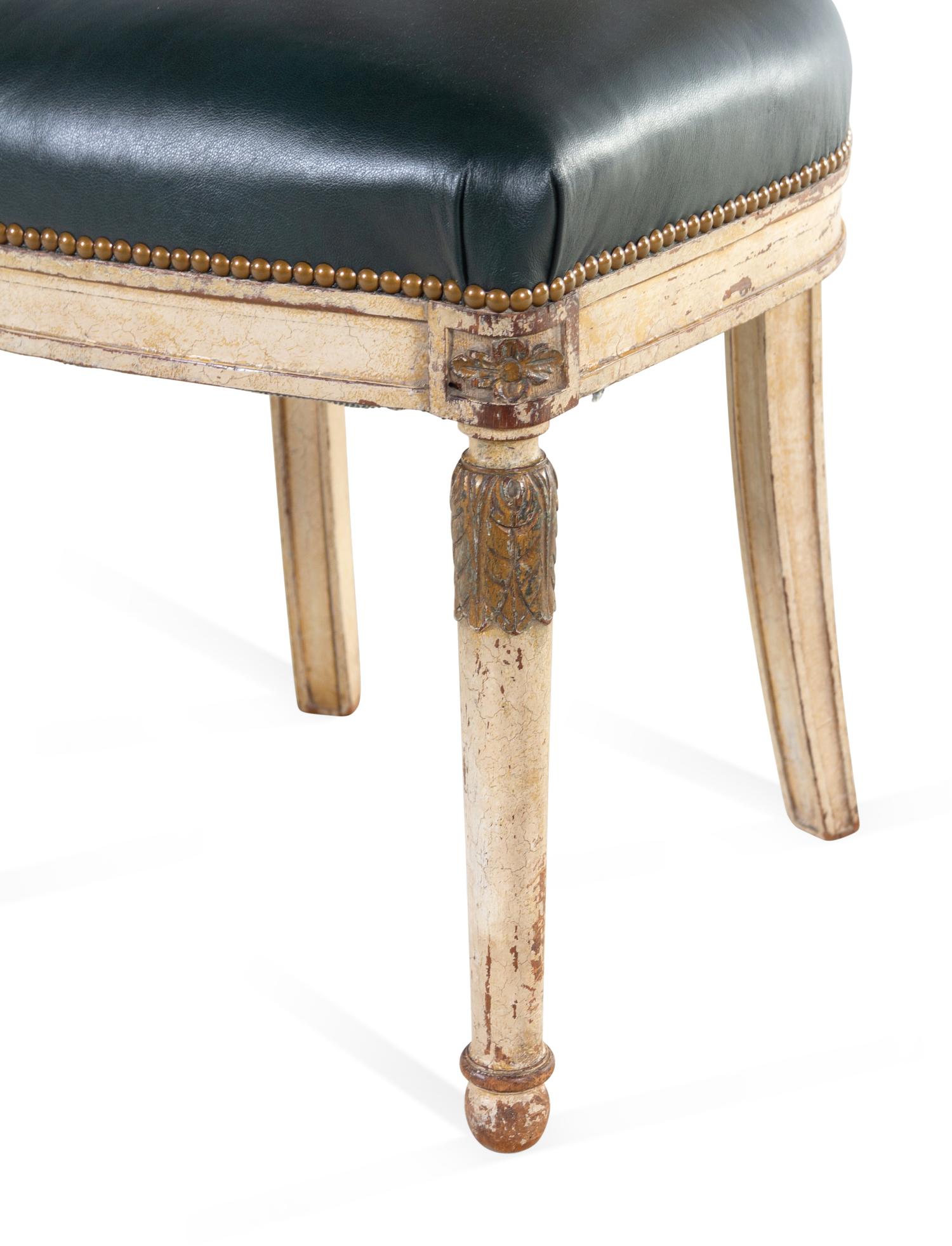 An Assembled Set of Six Louis XV Style Dining Chairs
