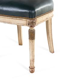An Assembled Set of Six Louis XV Style Dining Chairs