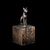 An Egyptian Silver Cat