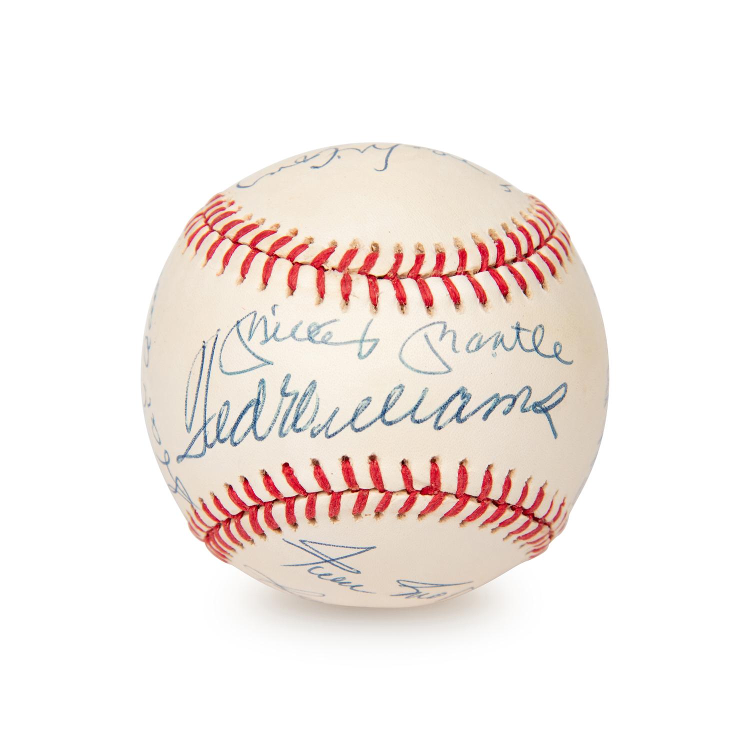 A 500 Home Run Club Signed Autograph Baseball (Beckett Authentication Services Letter)