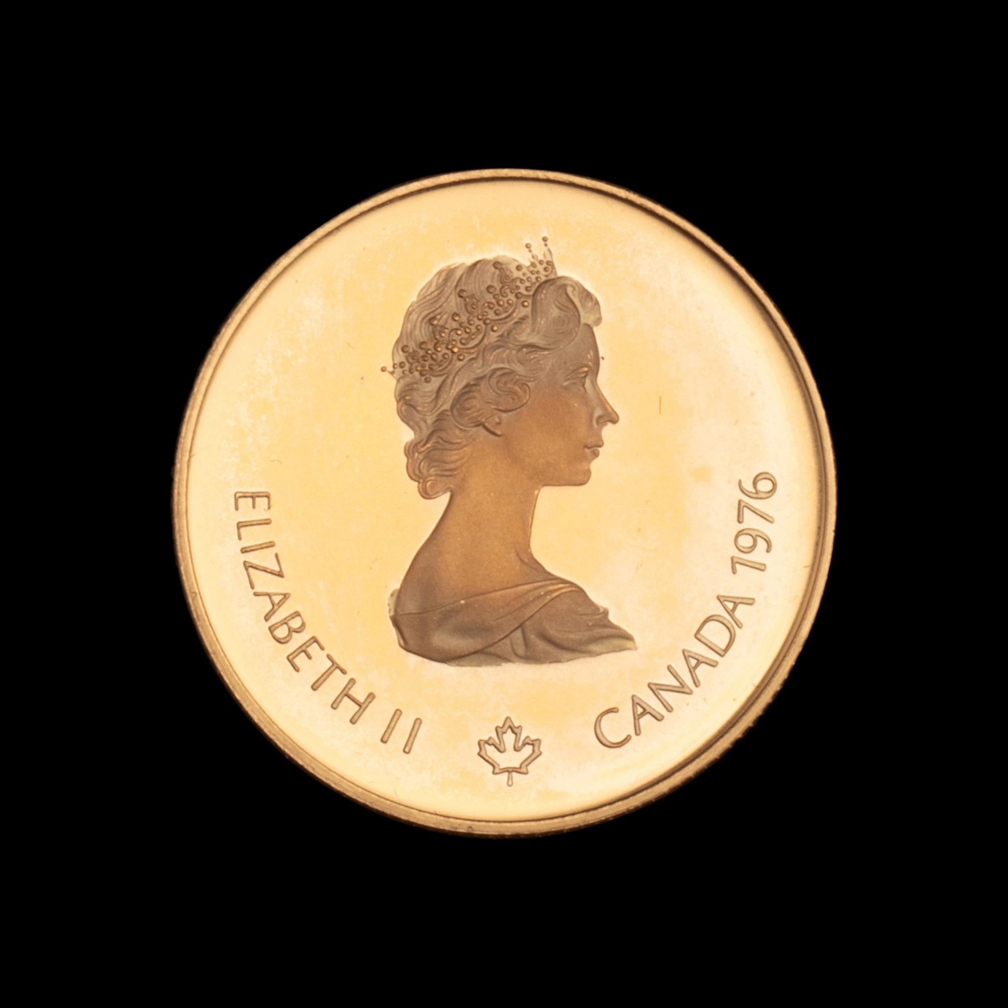 [CANADA] A 1976 Summer Olympic Games Commemorative $100 Gold Proof