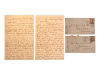 [CIVIL WAR]. EARLY, Jubal A. (1816-1894). Two post-war autographed letters signed ("JA Early") to Reverend James Powell Smith. Lynchburg, VA, 2 and 16 May 1887.