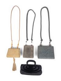 Four Rafael Sanchez for Geoffrey Beene Handbags