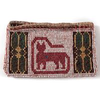 Meskwaki-style Beaded Charm Bag
