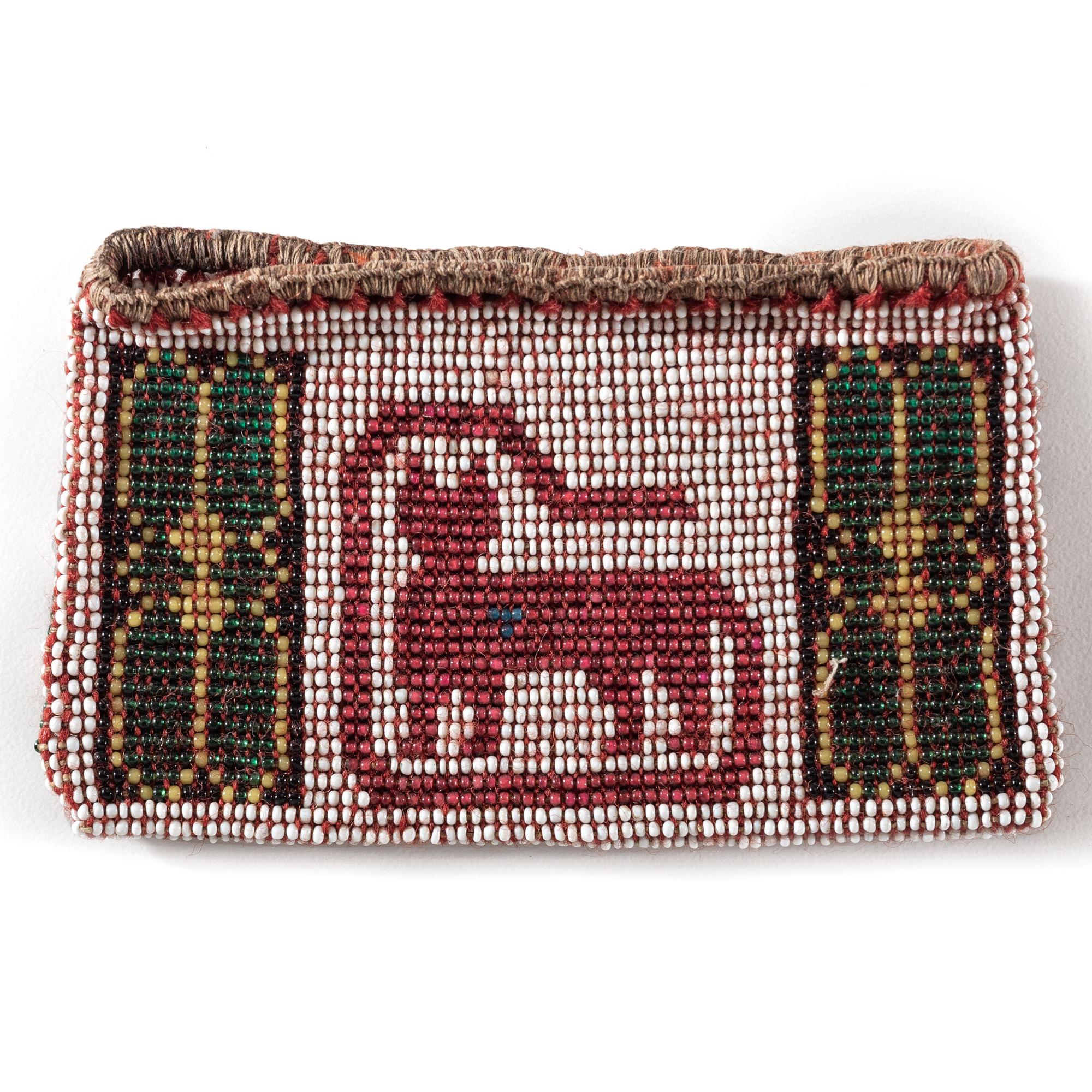 Meskwaki-style Beaded Charm Bag
