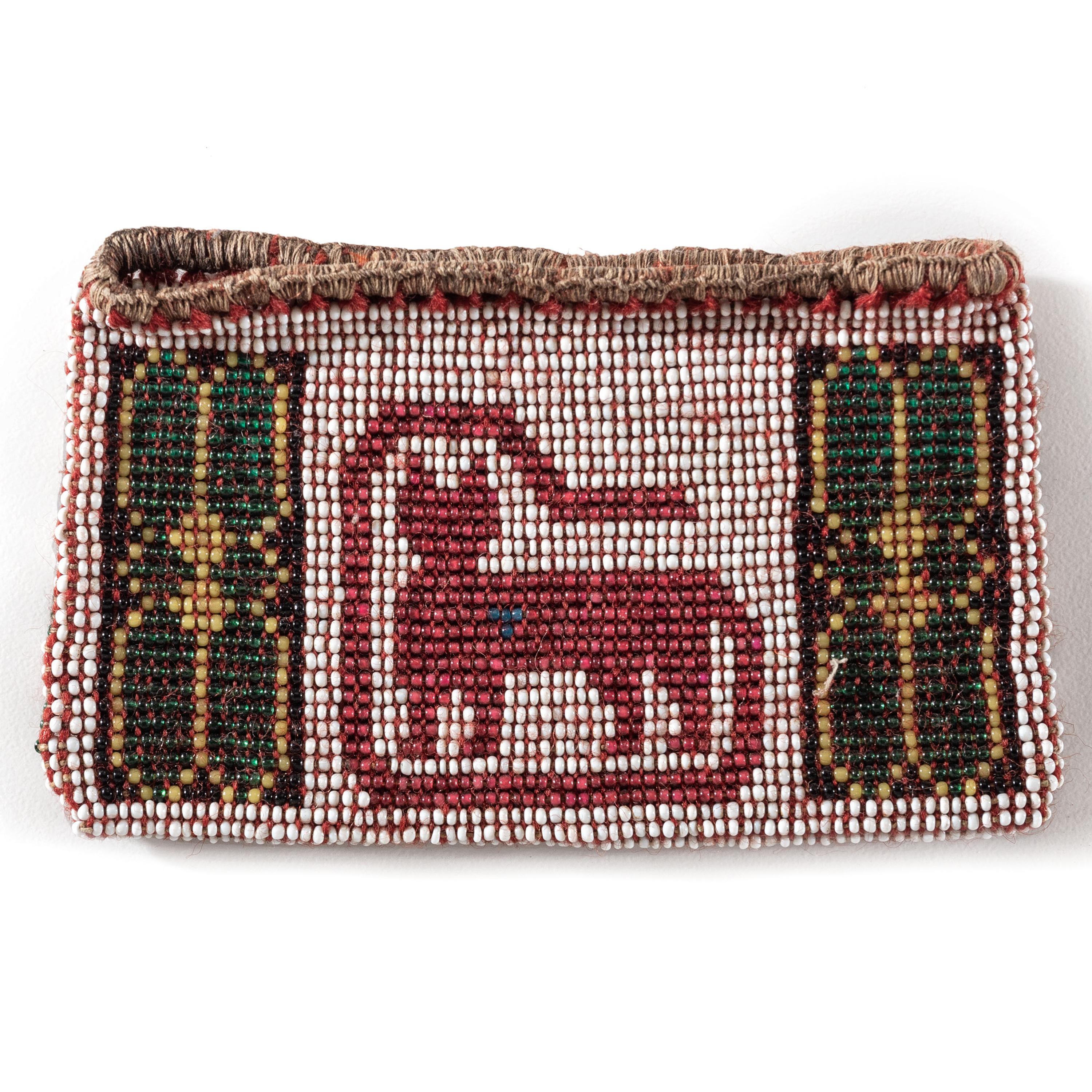 Meskwaki-style Beaded Charm Bag