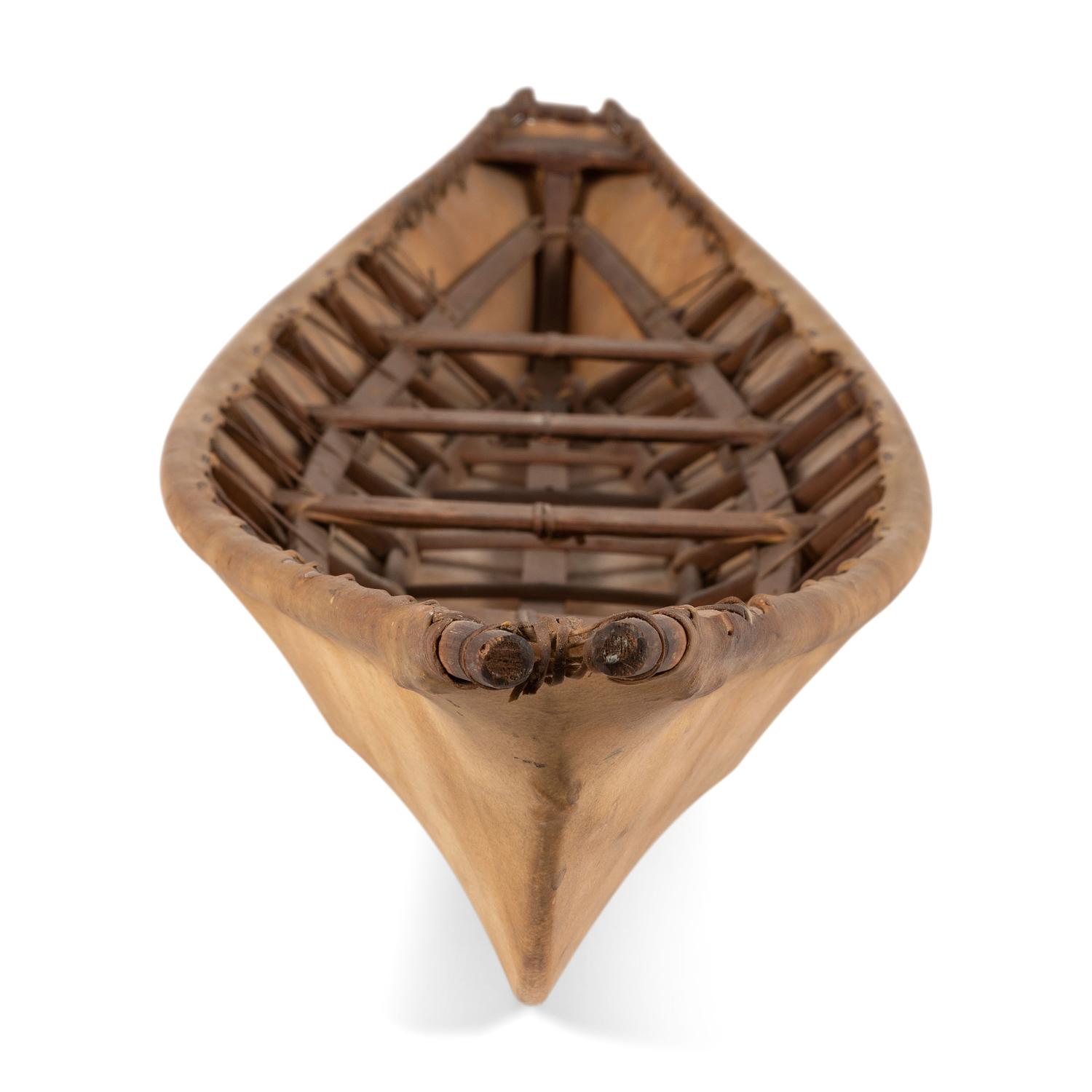 Sealskin Umiak, with Paddles