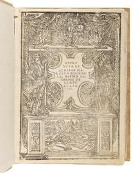 MAROZZO, Achille (1484-1553). Opera nova de Achille Marozzo Bolognese, Maestro Generale, de l'arte de l'Armi . Venice: Marchio Sessa, 1550.