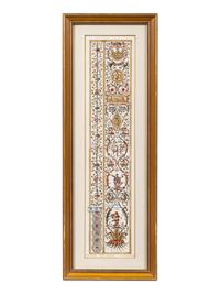 A Set of Eight Neoclassical Watercolor Illustrations