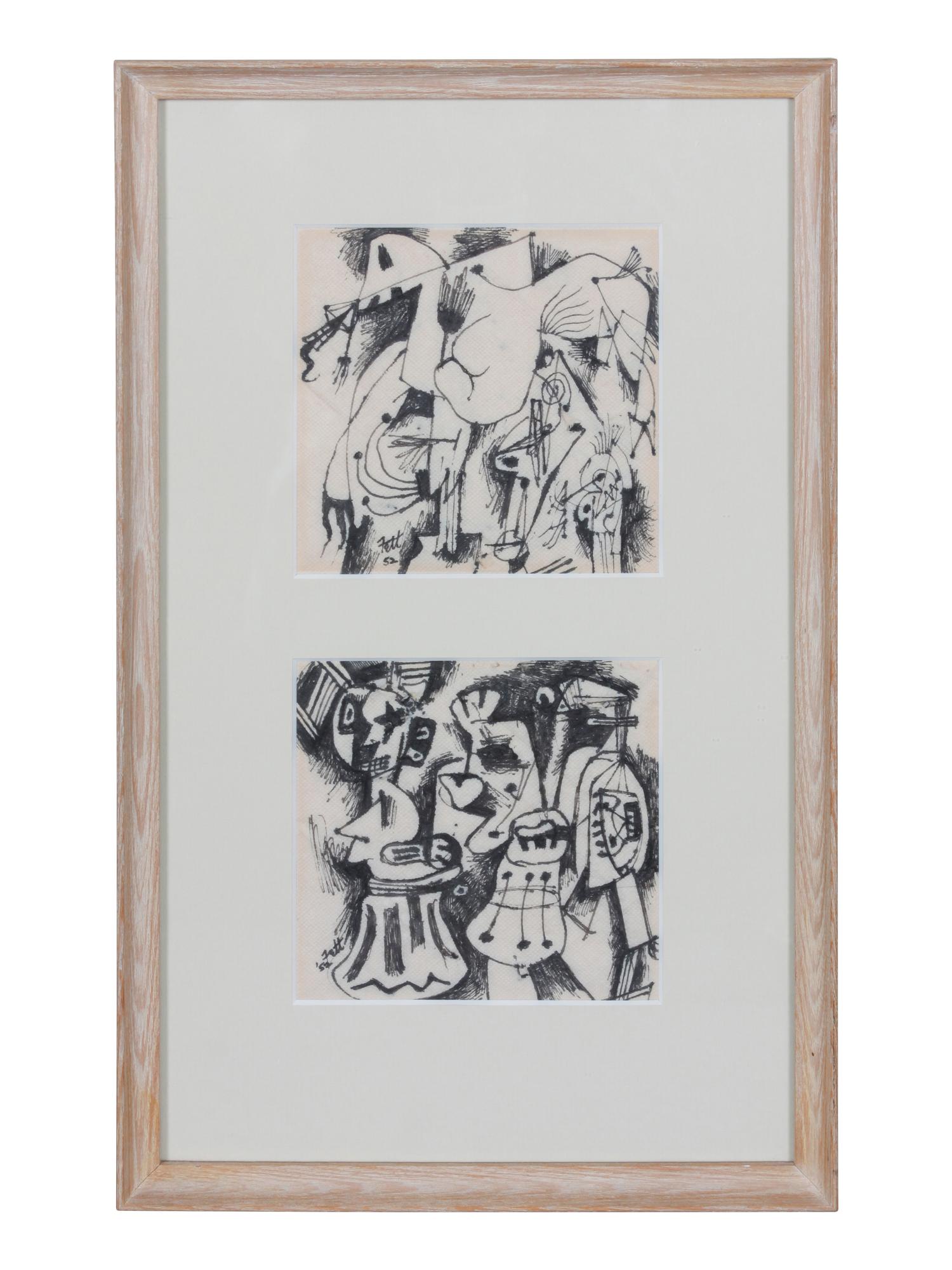 Two works: Untitled, 1952