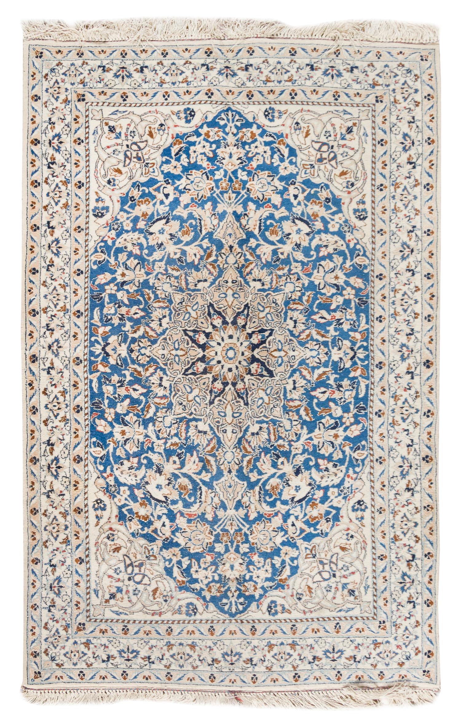 A Wool Rug 4 feet 3 inches x 2 feet 8 inches. — SECOND HALF 20TH CENTURY