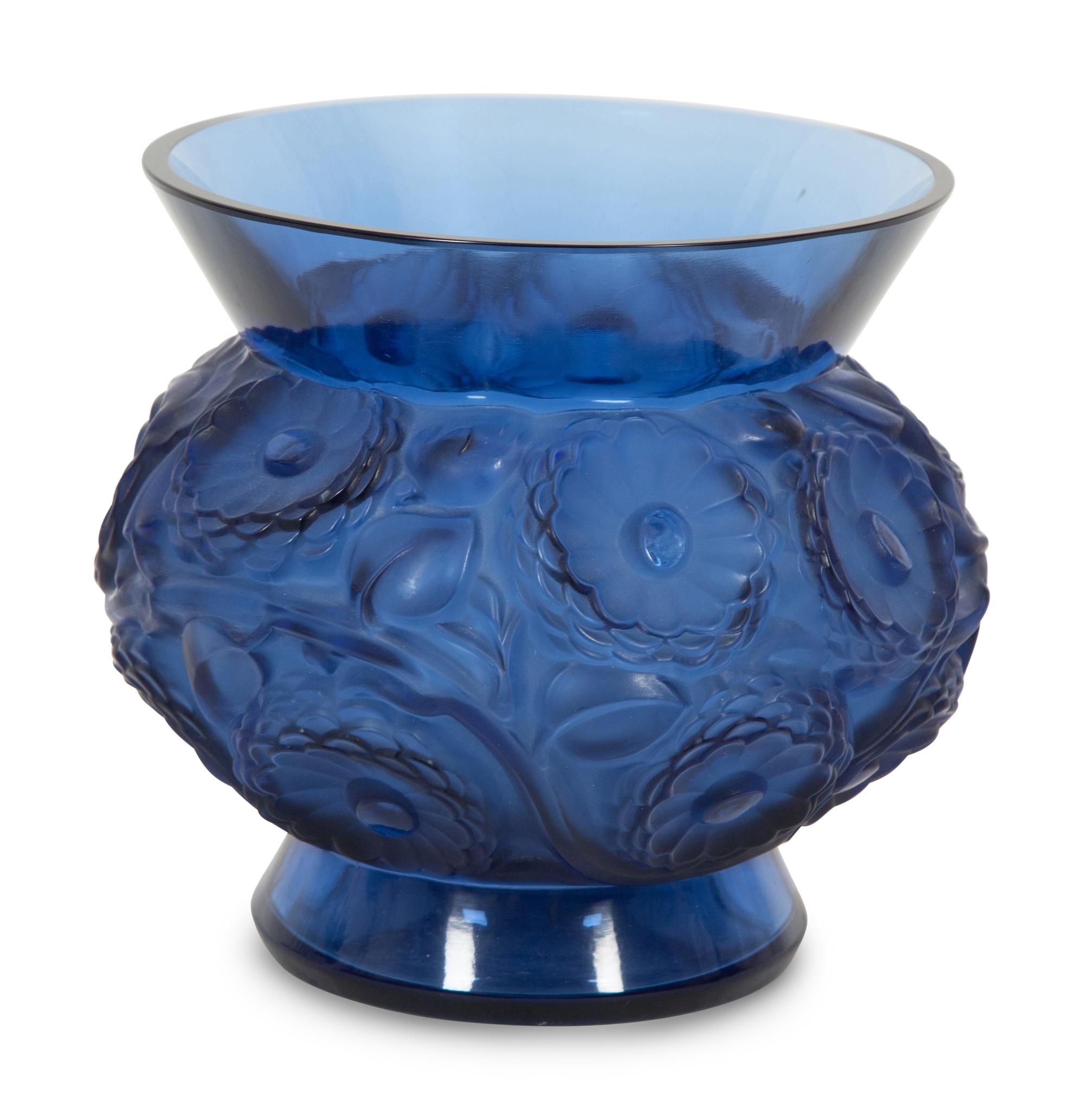 A Rene Lalique Soucis Vase