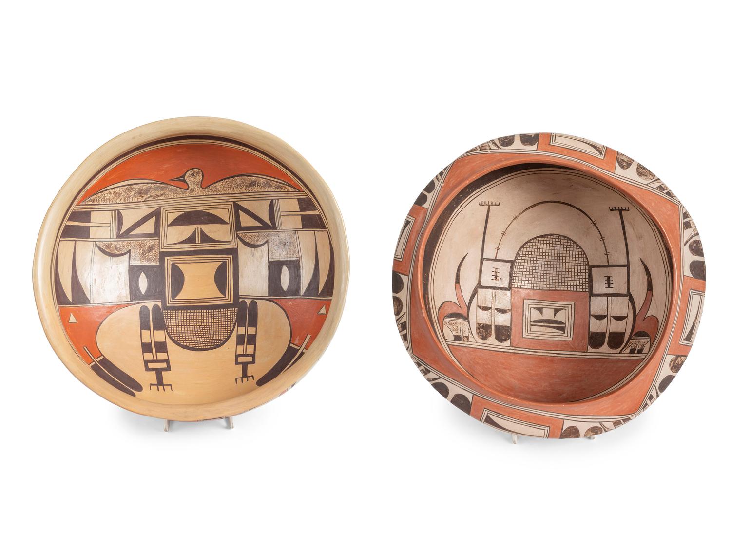 Polychrome Pottery Bowl