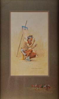 Four Prints from the Western Character's series, between 1927 and 1932