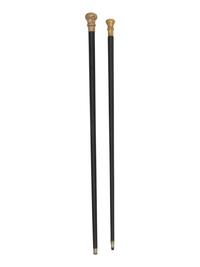 Two Presentation Walking Sticks